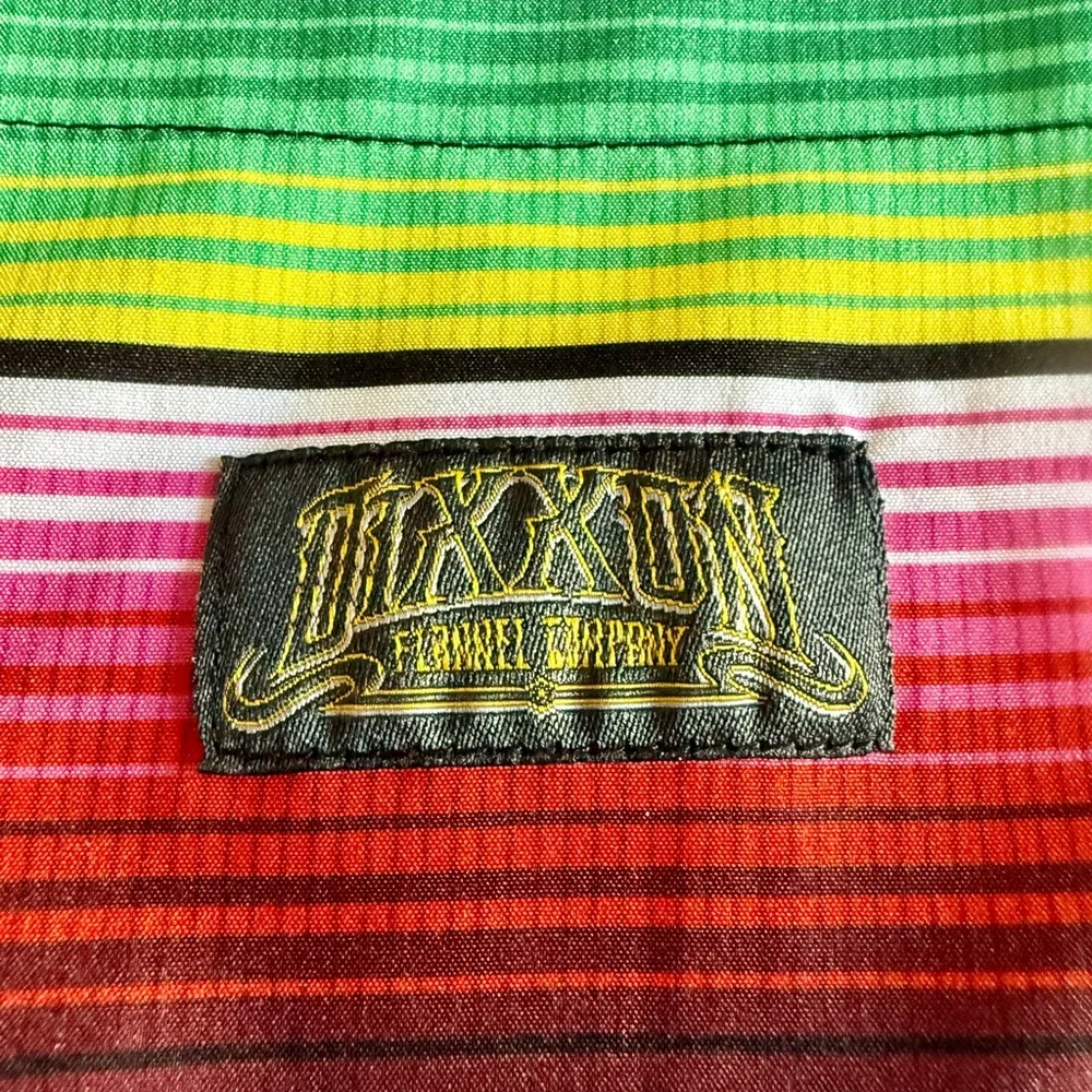 DIXXON Party Shirt Multicolor Striped Size small Rare! Long ago sold out! - Picture 6 of 8